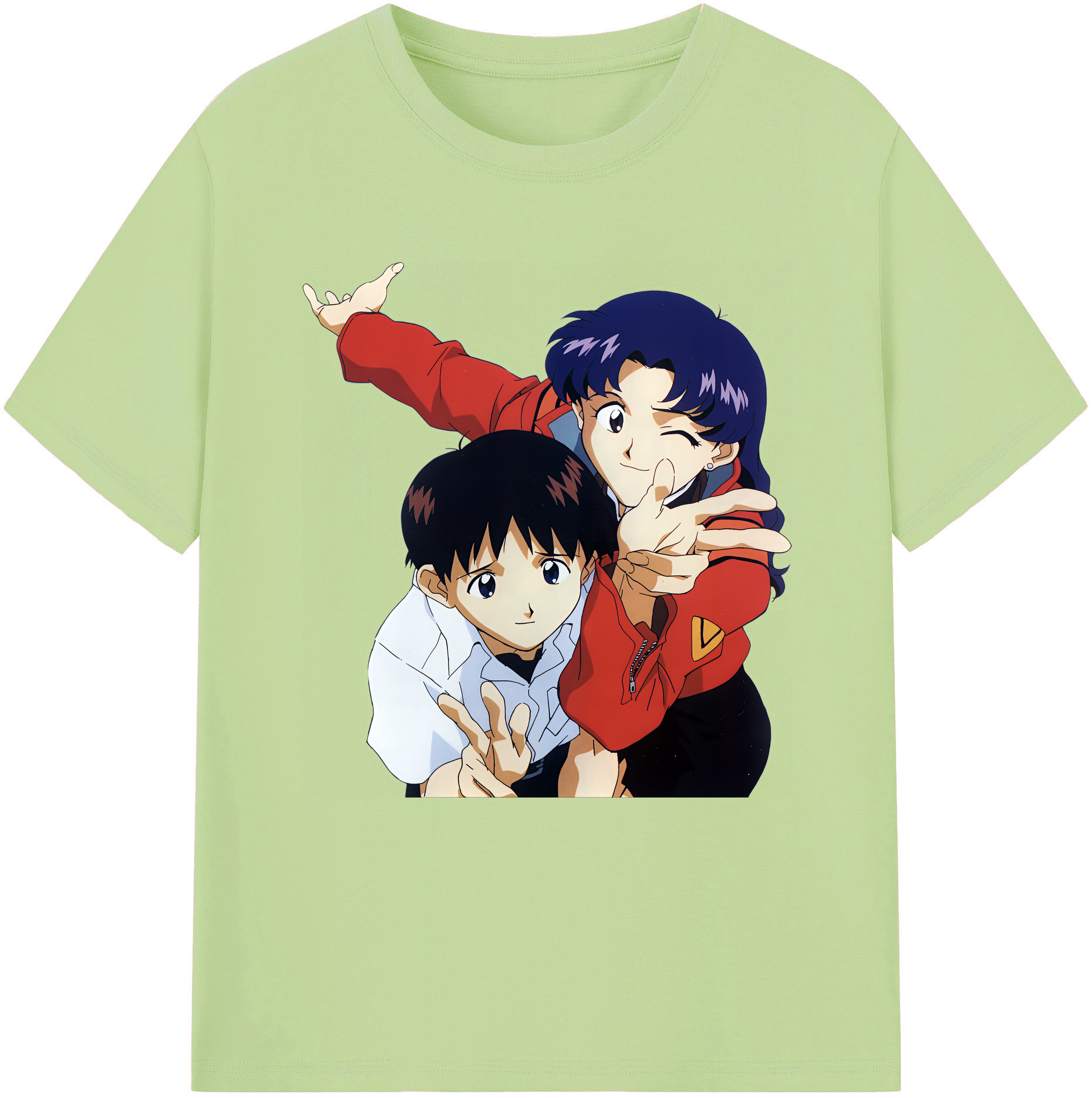 （画像用） EVA 新世紀エヴァンゲリオン 綿100％半袖Tシャツ（フロントプリント）